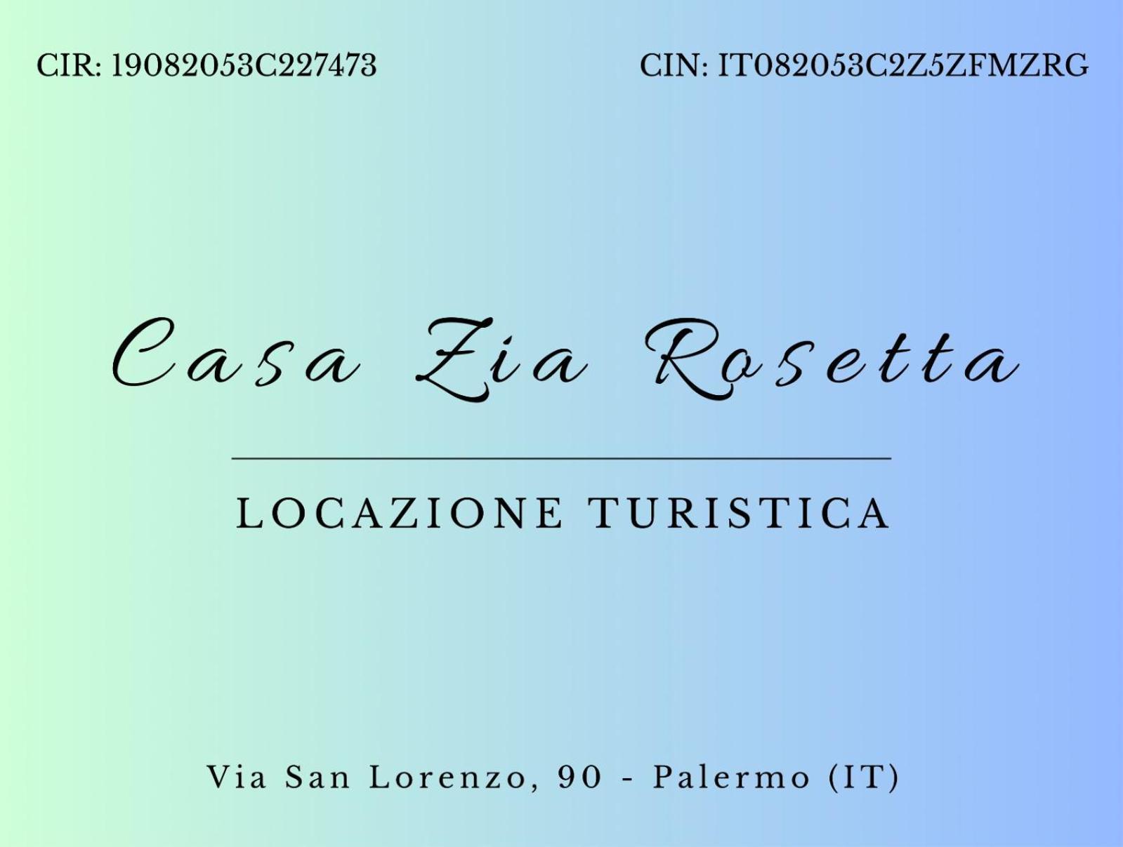 Casa Zia Rosetta Apartamento Palermo Exterior foto
